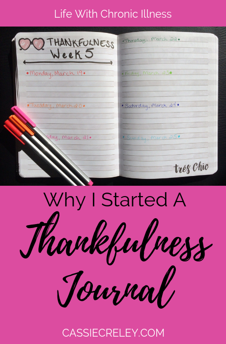 Why I Started A Thankfulness Journal - CassieCreley.com
