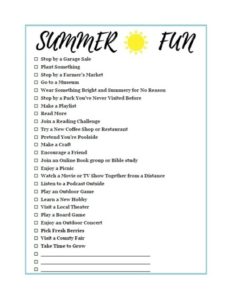 Easy & Affordable Ideas For Summer Fun + A Free Printable - Starlight ...