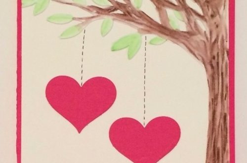 Tree and Heart Romantic Congratulations Card | cassiecreley.com
