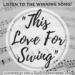 Listen to the Winning Song from Our Contest! + Behind the Scenes Creating the Song. Learn about the inspiration behind the winning song, “This Love For Swing.” | cassiecreley.com