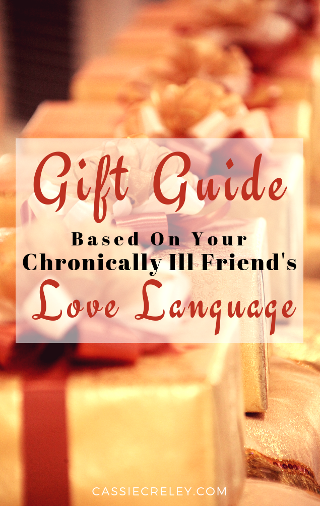 Gift Guide Based On Your Chronically Ill Friend’s Love Language - Those of us with chronic illnesses can often feel misunderstood and even invisible, so it’s especially meaningful when you take the time to tailor a gift for us. I especially appreciate gifts that help me take care of myself, or that help me take my mind of my health problems. Here are some of my top recommendations for Christmas, birthday, just because, etc.! | cassiecreley.com
