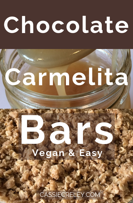 Chocolate Carmelita Bars Recipe (Vegan!) – One of my favorite quick desserts. It’s allergy-friendly, made without dairy or eggs | cassiecreley.com