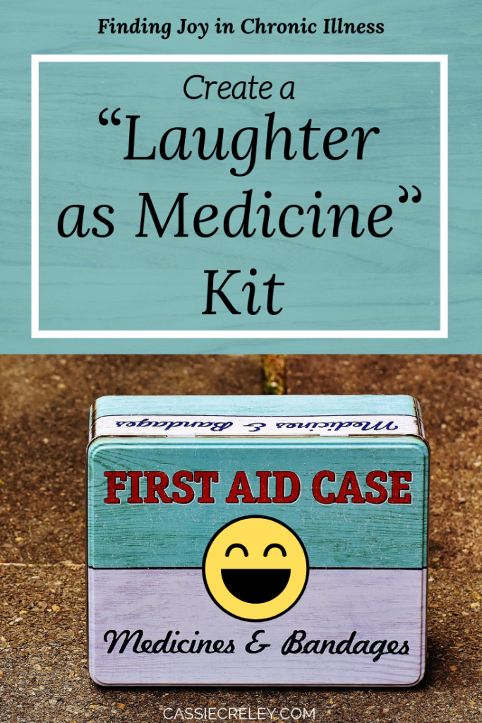 Create a Laughter as Medicine Kit— Get ideas for adding more laughter into your life! I’ve gathered resources you can use to make your personalized “kit,” and I rounded up an overview of how humor can help your body cope with chronic pain and illness.