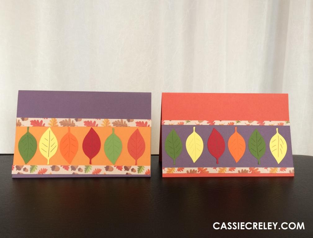 Thanksgiving cards from scraps