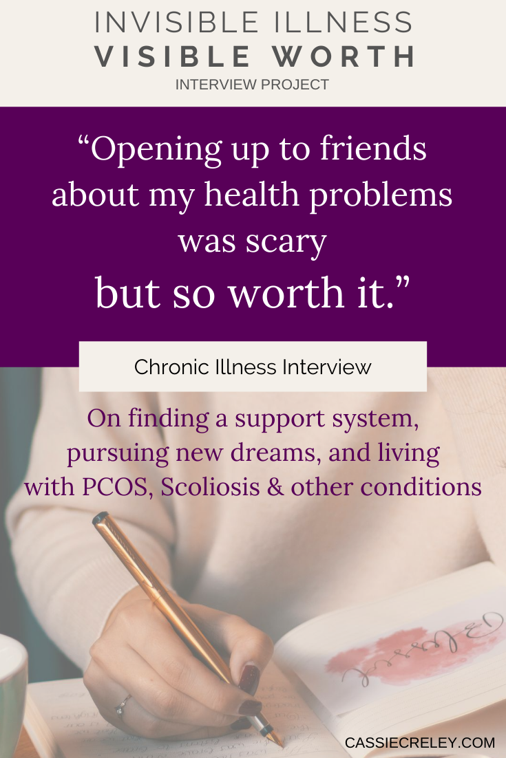 Invisible Illness Visible Worth Interview Opening Up to Friends and Family