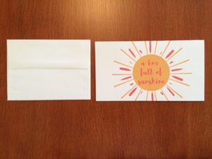 Send A Box of Sunshine + Free Card Printables | cassiecreley.com