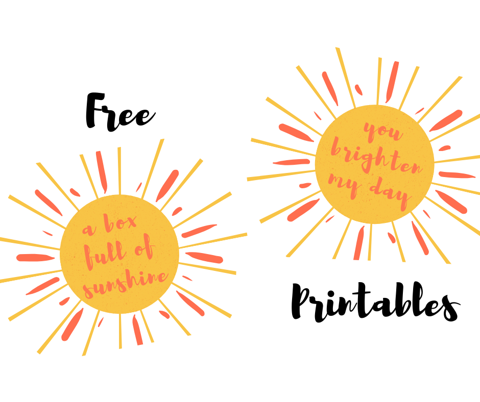 Send A Box Of Sunshine Free Card Printables Starlight Through The Storm Cassie Creley S Blog