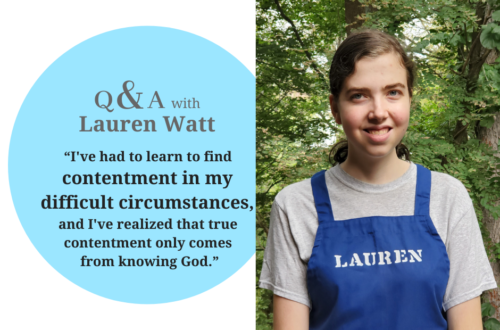 Q&A with Lauren Watt: “I've had to learn to find contentment in my difficult circumstances, and I've realized that true contentment only comes from knowing God and delighting in Him.” On contentment in chronic illness: POTS, MCAS, adrenal insufficiency and Babesia and Bartonella infections. (Invisible Illness Visible Worth Interview Project) | cassiecreley.com