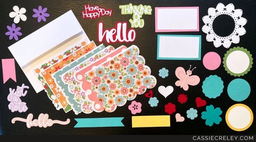 Create a Card Making Kit—Here are tips for making a fun present for a crafty friend. Ideas for card bases, die cuts, embellishments and other decorative elements to put together a thoughtful kit. | cassiecreley.com