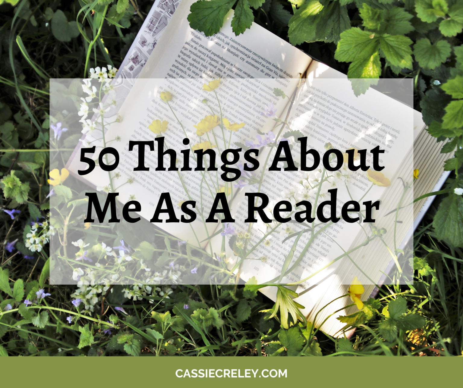50 Things About Me As A Reader